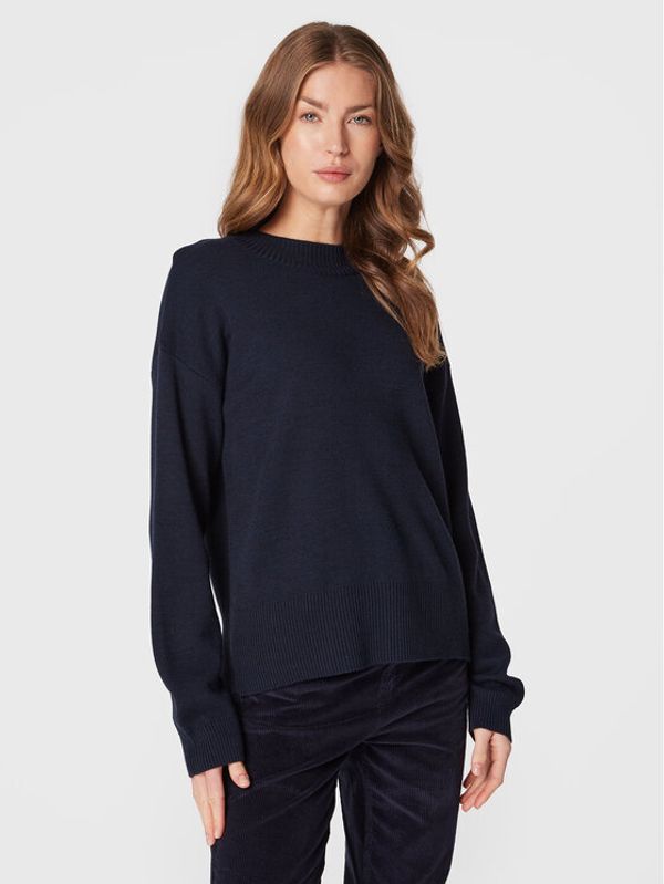 United Colors Of Benetton United Colors Of Benetton Пуловер 103FE200L Тъмносин Relaxed Fit