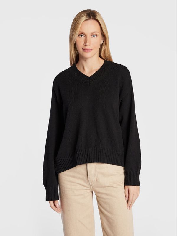 United Colors Of Benetton United Colors Of Benetton Пуловер 1040D400B Черен Regular Fit