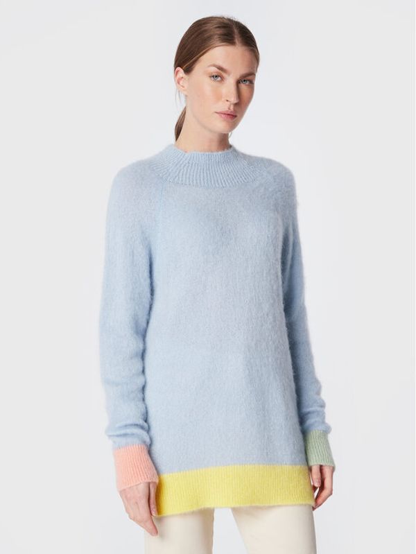 United Colors Of Benetton United Colors Of Benetton Пуловер 1042E200X Син Regular Fit