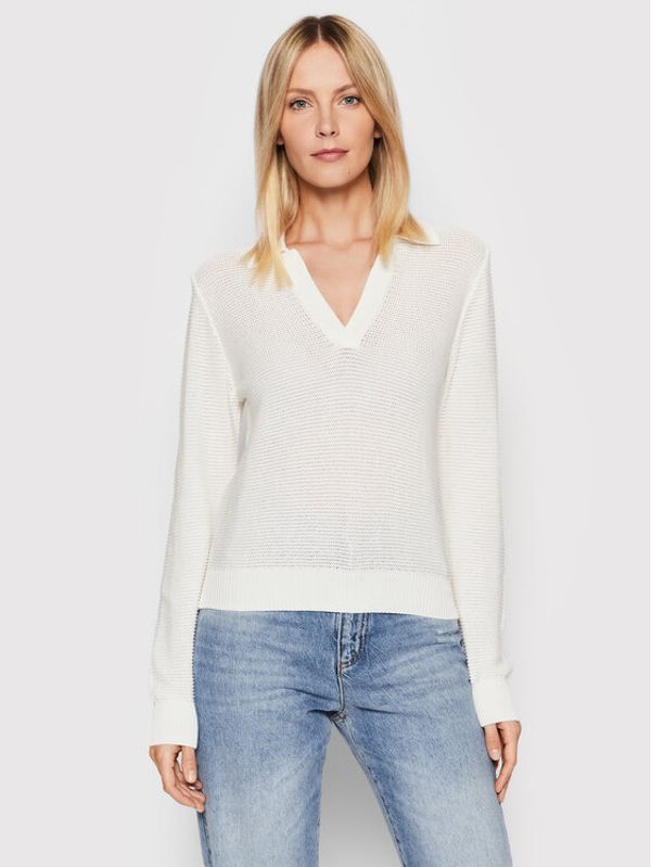 United Colors Of Benetton United Colors Of Benetton Пуловер 105FD3001 Бежов Relaxed Fit