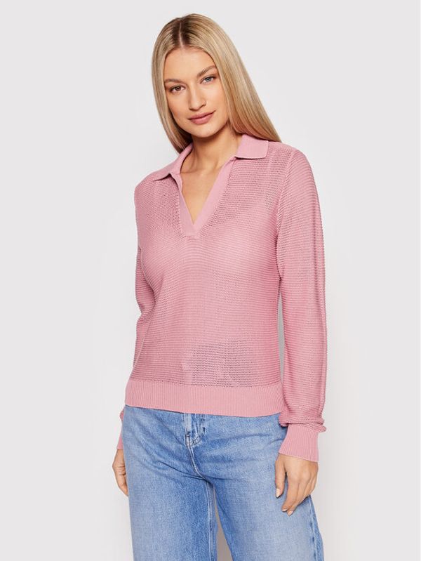 United Colors Of Benetton United Colors Of Benetton Пуловер 105FD3001 Розов Relaxed Fit