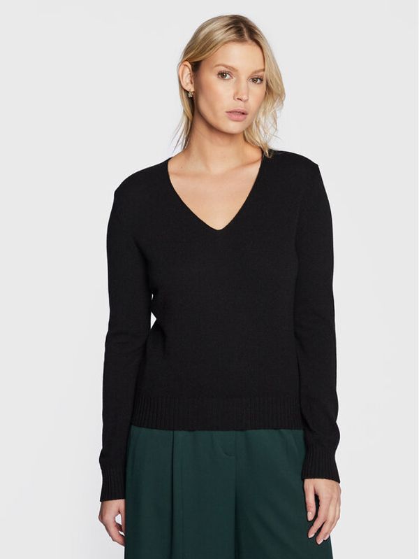 United Colors Of Benetton United Colors Of Benetton Пуловер 1067D400E Черен Regular Fit