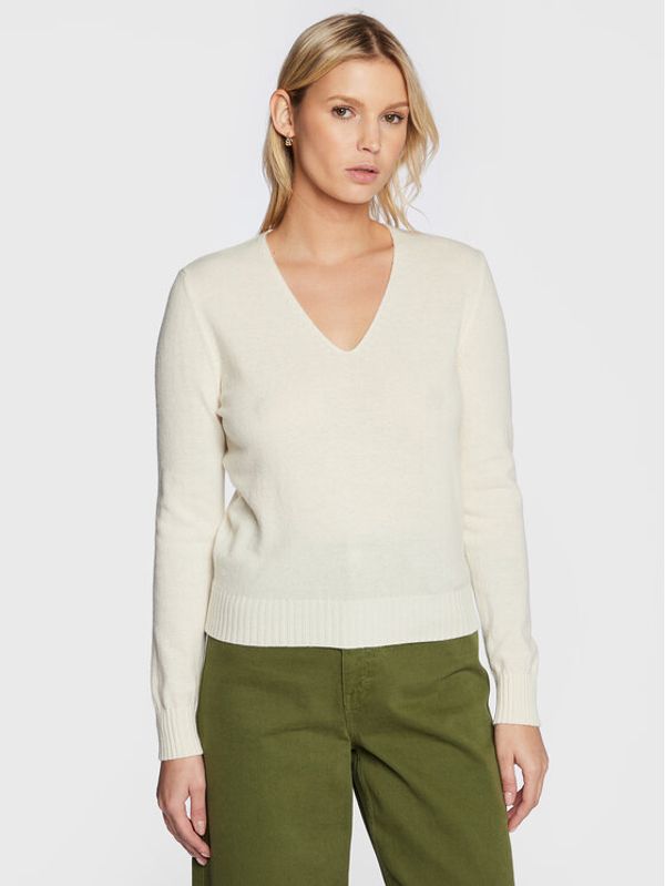 United Colors Of Benetton United Colors Of Benetton Пуловер 1067D400E Екрю Regular Fit