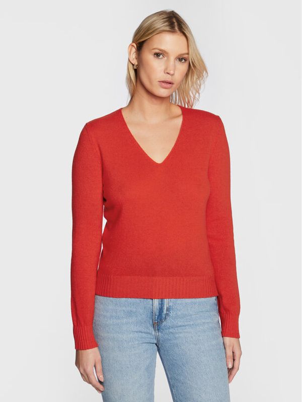 United Colors Of Benetton United Colors Of Benetton Пуловер 1067D400E Оранжев Regular Fit