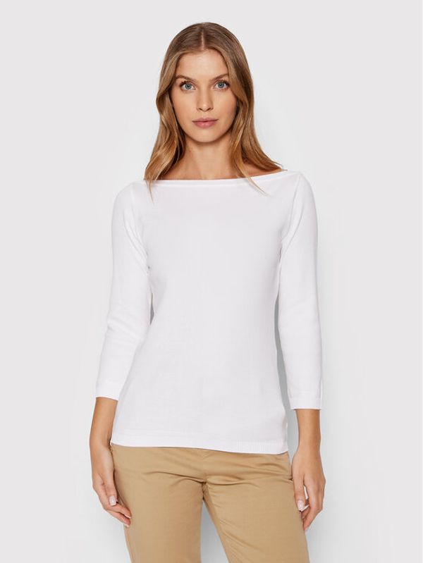 United Colors Of Benetton United Colors Of Benetton Пуловер 1091D1M09 Бял Regular Fit