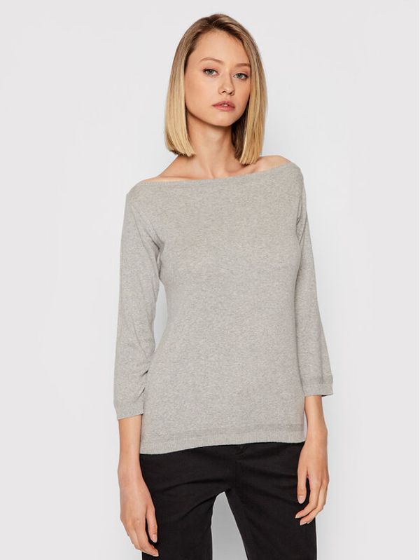 United Colors Of Benetton United Colors Of Benetton Пуловер 1091D1M09 Сив Slim Fit