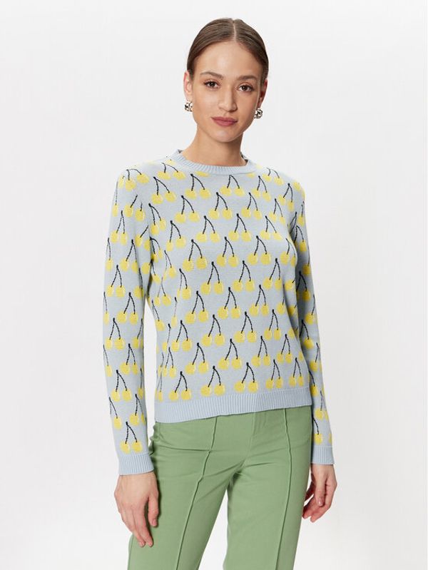 United Colors Of Benetton United Colors Of Benetton Пуловер 1094E105O Син Regular Fit