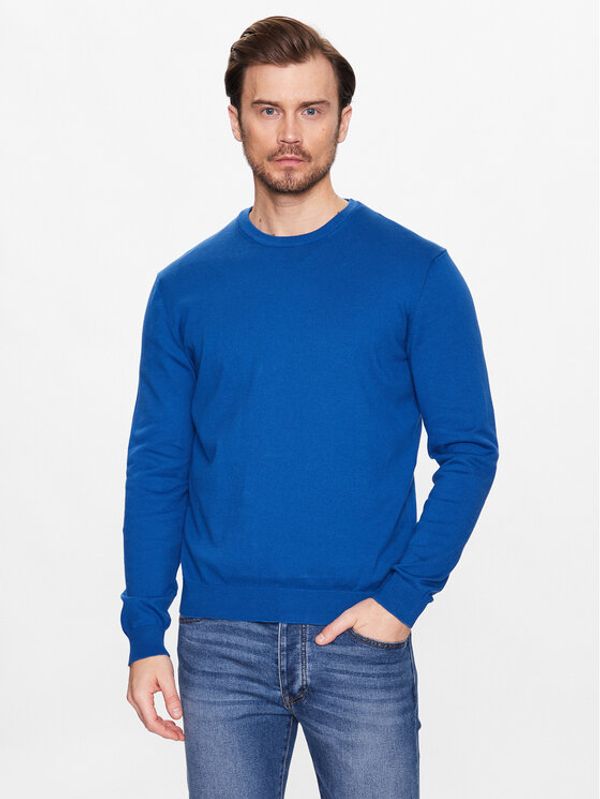 United Colors Of Benetton United Colors Of Benetton Пуловер 1098U1I76 Син Regular Fit