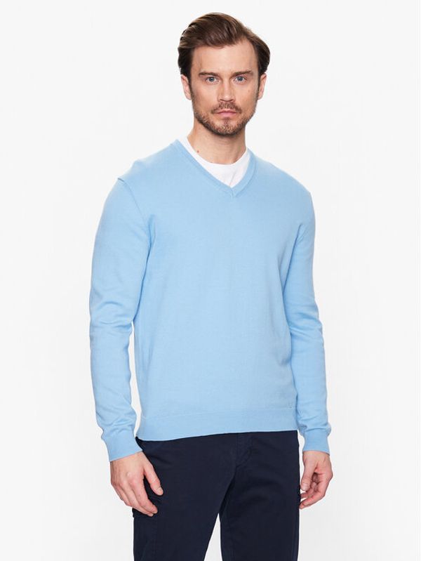 United Colors Of Benetton United Colors Of Benetton Пуловер 1098U4486 Син Regular Fit