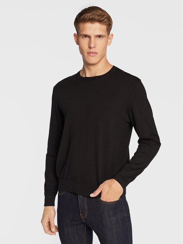 United Colors Of Benetton United Colors Of Benetton Пуловер 10CVU1N60 Черен Regular Fit