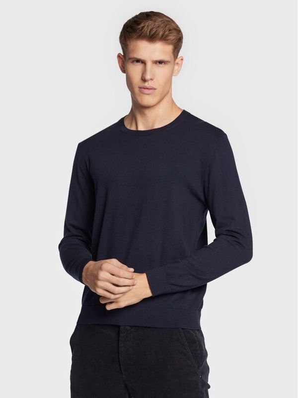 United Colors Of Benetton United Colors Of Benetton Пуловер 10CVU1N60 Тъмносин Regular Fit