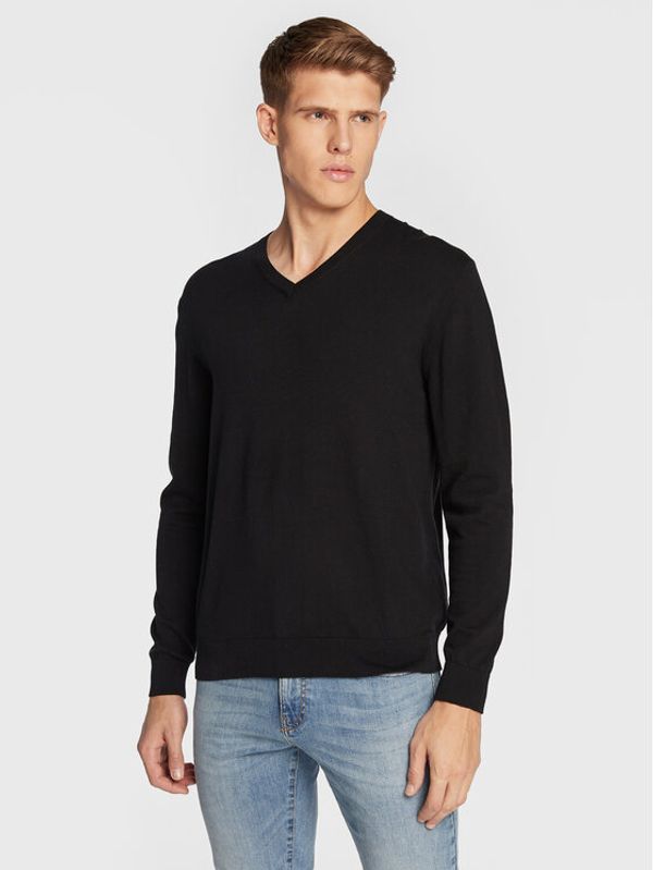 United Colors Of Benetton United Colors Of Benetton Пуловер 10CVU4642 Черен Regular Fit