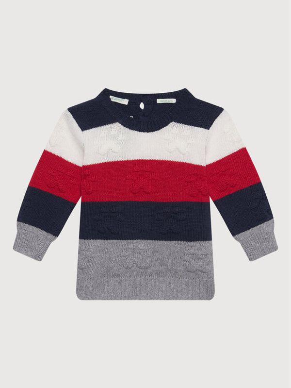 United Colors Of Benetton United Colors Of Benetton Пуловер 1236A1006 Цветен Regular Fit