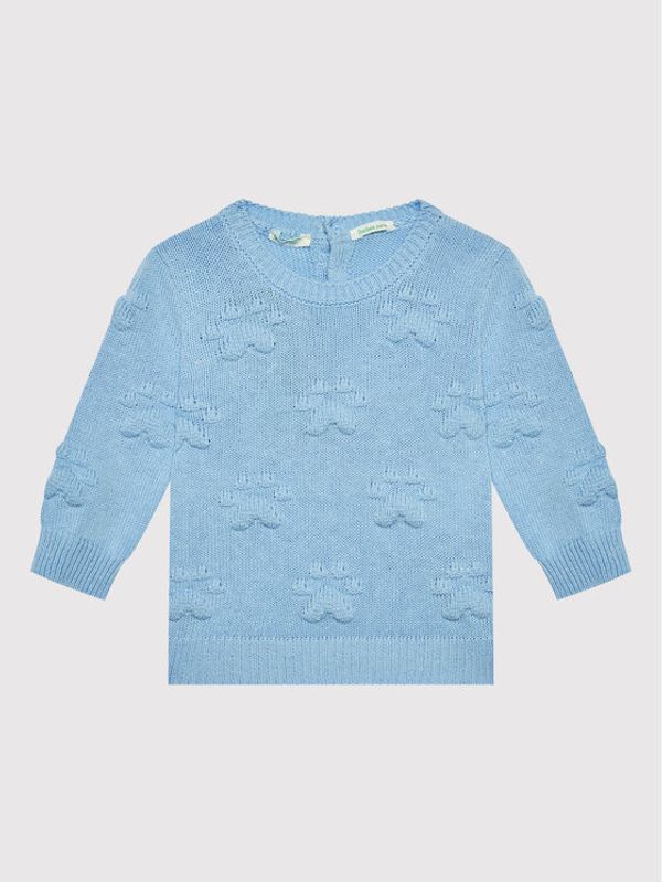 United Colors Of Benetton United Colors Of Benetton Пуловер 1236A1006 Син Regular Fit