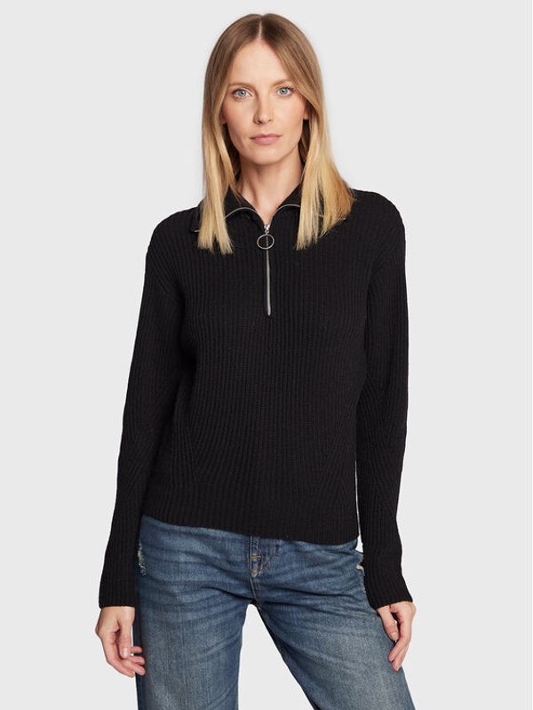 United Colors Of Benetton United Colors Of Benetton Пуловер 1244D300A Черен Slim Fit