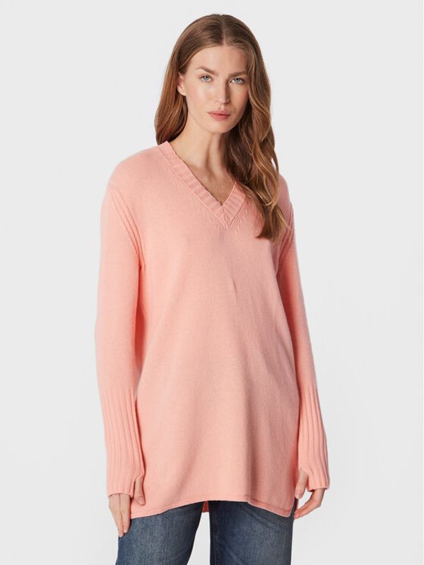 United Colors Of Benetton United Colors Of Benetton Пуловер 1244D400M Розов Loose Fit