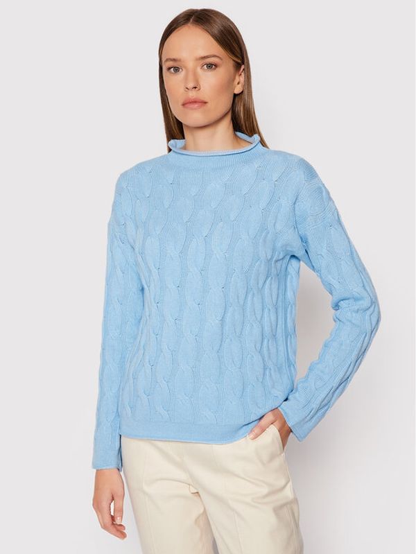 United Colors Of Benetton United Colors Of Benetton Пуловер 1335D2467 Син Regular Fit