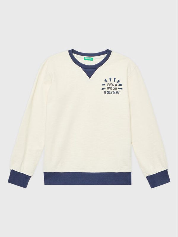 United Colors Of Benetton United Colors Of Benetton Пуловер 3BGUC10B5 Екрю Regular Fit