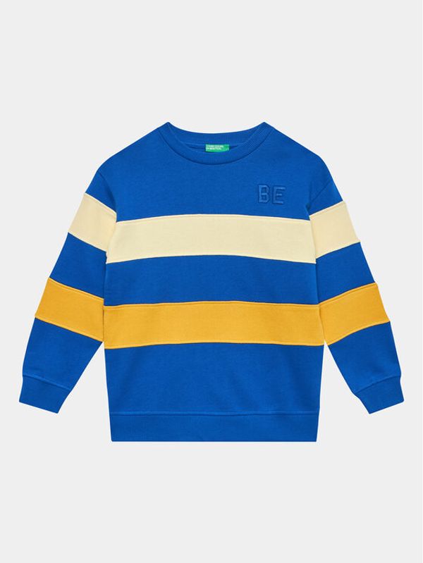 United Colors Of Benetton United Colors Of Benetton Пуловер 3J68C10DL Син Regular Fit