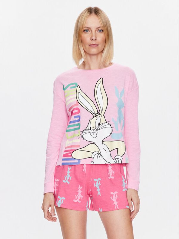 United Colors Of Benetton United Colors Of Benetton Пуловер 3Z013M03N Розов Regular Fit