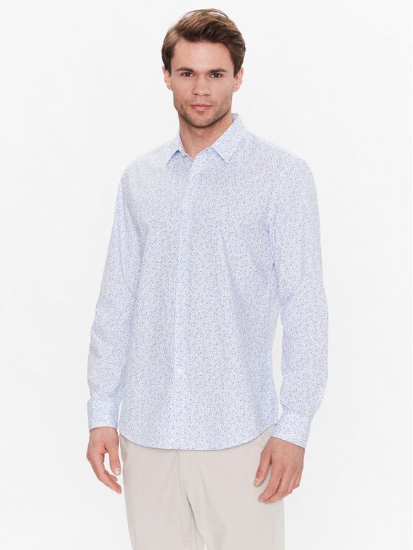 United Colors Of Benetton United Colors Of Benetton Риза 58Z2UQ00W Бял Regular Fit