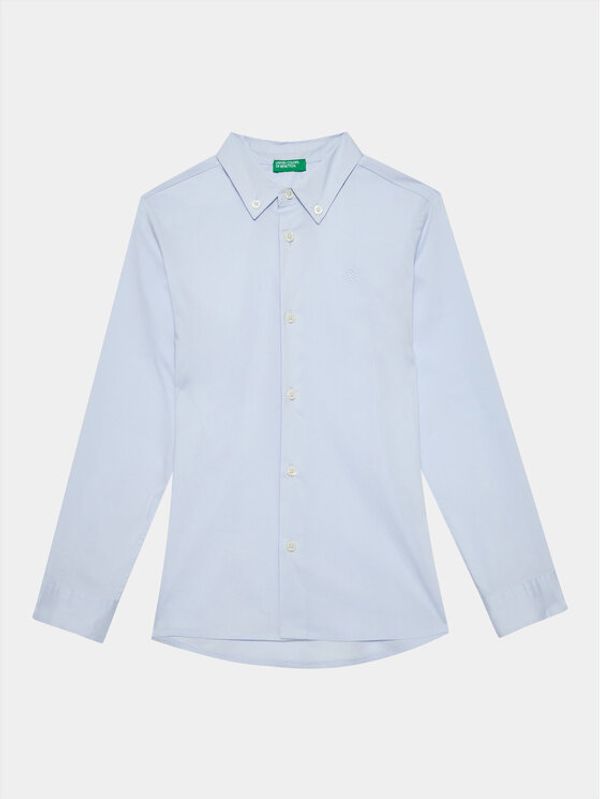 United Colors Of Benetton United Colors Of Benetton Риза 5AWRCQ01M Син Regular Fit