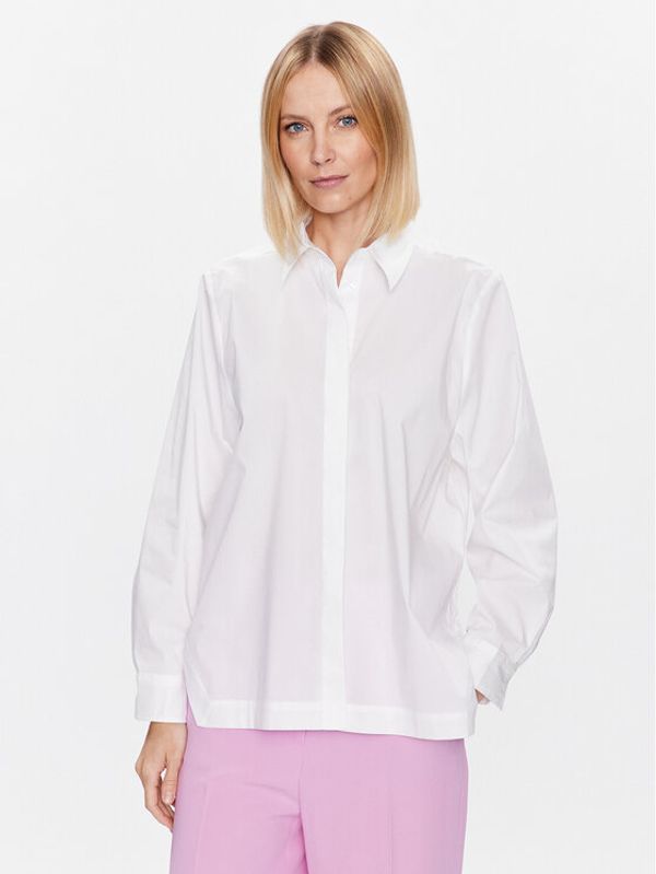 United Colors Of Benetton United Colors Of Benetton Риза 5AWRDQ02T Бял Relaxed Fit