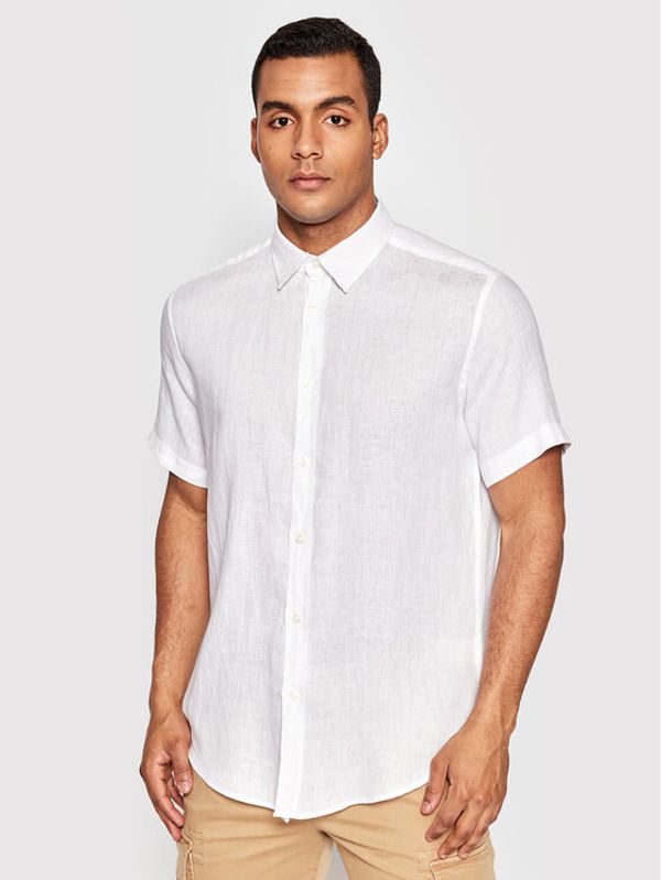 United Colors Of Benetton United Colors Of Benetton Риза 5BKU5QJH8 Бял Relaxed Fit