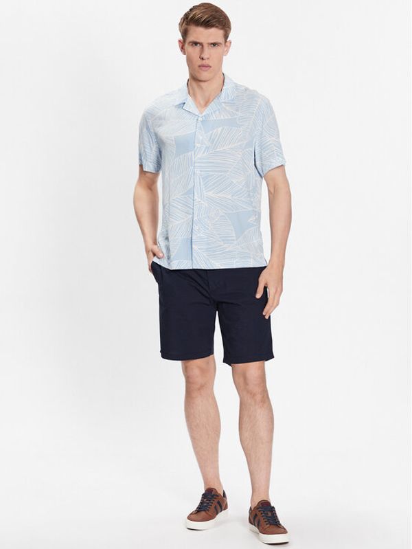 United Colors Of Benetton United Colors Of Benetton Риза 5T17UQ00K Син Regular Fit