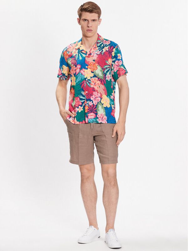 United Colors Of Benetton United Colors Of Benetton Риза 5T17UQ00K Тъмносин Regular Fit