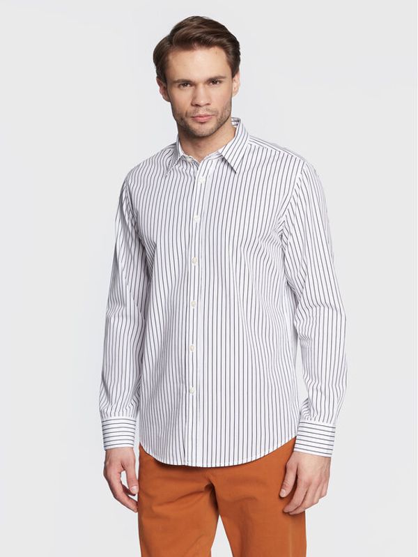 United Colors Of Benetton United Colors Of Benetton Риза 5WHT5QKN8 Бял Slim Fit