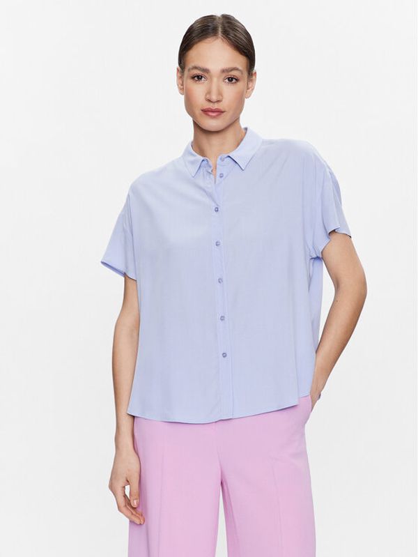 United Colors Of Benetton United Colors Of Benetton Риза 5WPWDQ01M Виолетов Boxy Fit