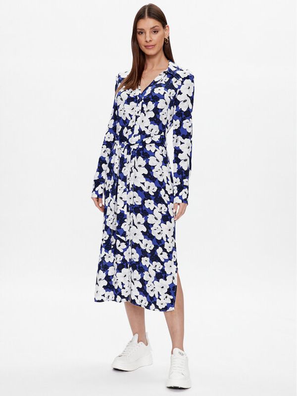 United Colors Of Benetton United Colors Of Benetton Рокля тип риза 43UEDV02X Тъмносин Regular Fit