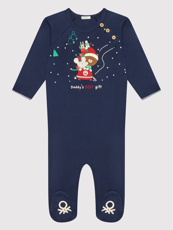 United Colors Of Benetton United Colors Of Benetton Ромпер 3AOUAT001 Тъмносин