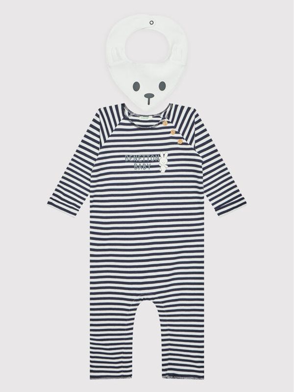 United Colors Of Benetton United Colors Of Benetton Ромпер 3B87AT005 Тъмносин Regular Fit