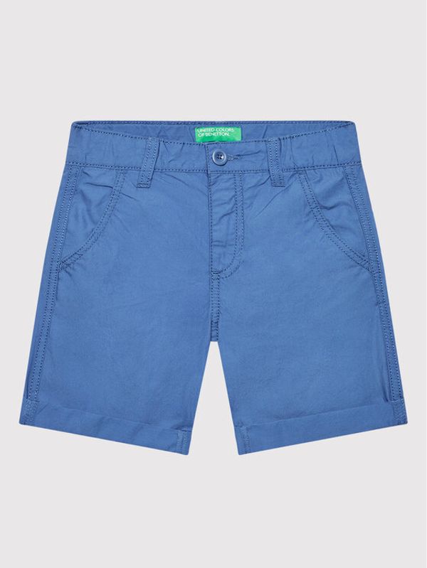 United Colors Of Benetton United Colors Of Benetton Шорти от плат 4AC759270 Син Regular Fit