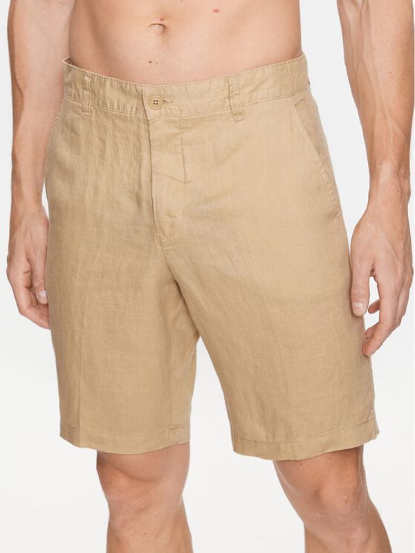 United Colors Of Benetton United Colors Of Benetton Шорти от плат 4AGH59548 Бежов Regular Fit