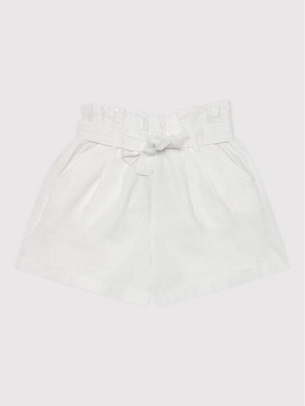 United Colors Of Benetton United Colors Of Benetton Шорти от плат 4BE7C9005 Бял Regular Fit