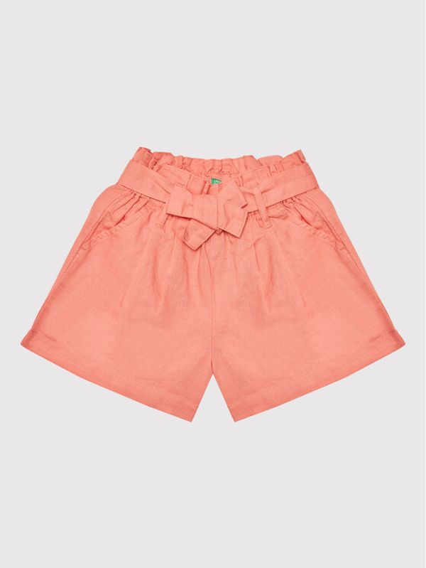 United Colors Of Benetton United Colors Of Benetton Шорти от плат 4BE7C9005 Розов Regular Fit