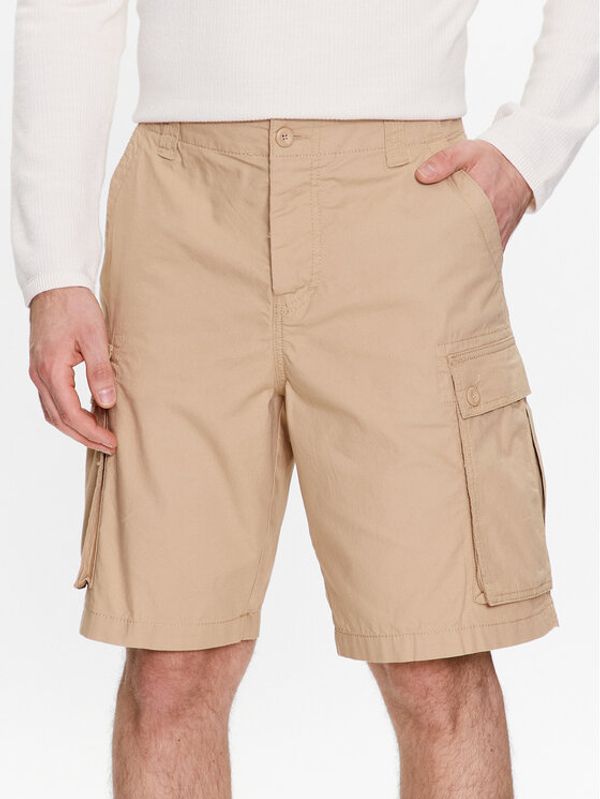 United Colors Of Benetton United Colors Of Benetton Шорти от плат 4LN5U9006 Бежов Regular Fit