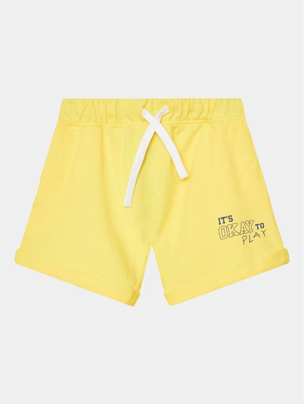 United Colors Of Benetton United Colors Of Benetton Спортни шорти 3BL0G9014 Жълт Regular Fit