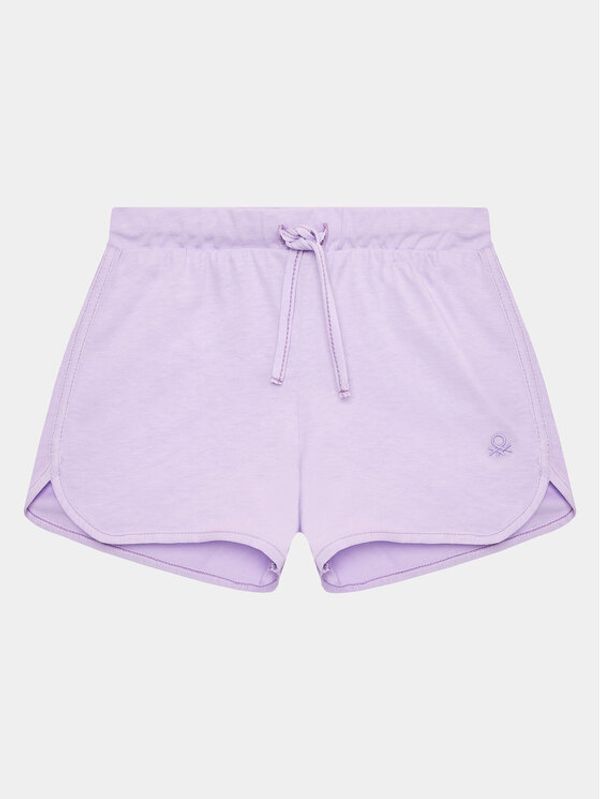 United Colors Of Benetton United Colors Of Benetton Спортни шорти 3I1XC901F Виолетов Regular Fit