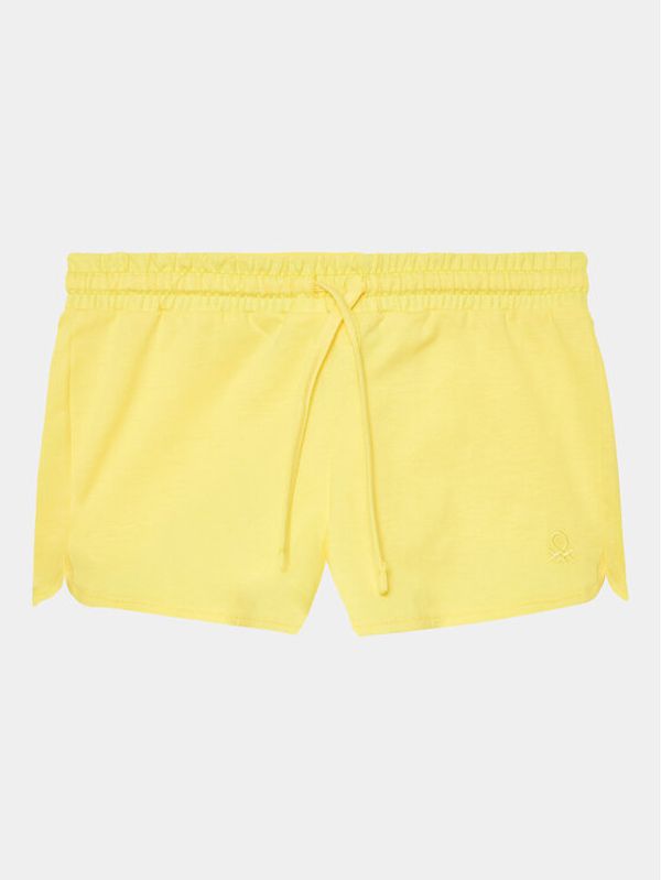 United Colors Of Benetton United Colors Of Benetton Спортни шорти 3I1XG900N Жълт Regular Fit
