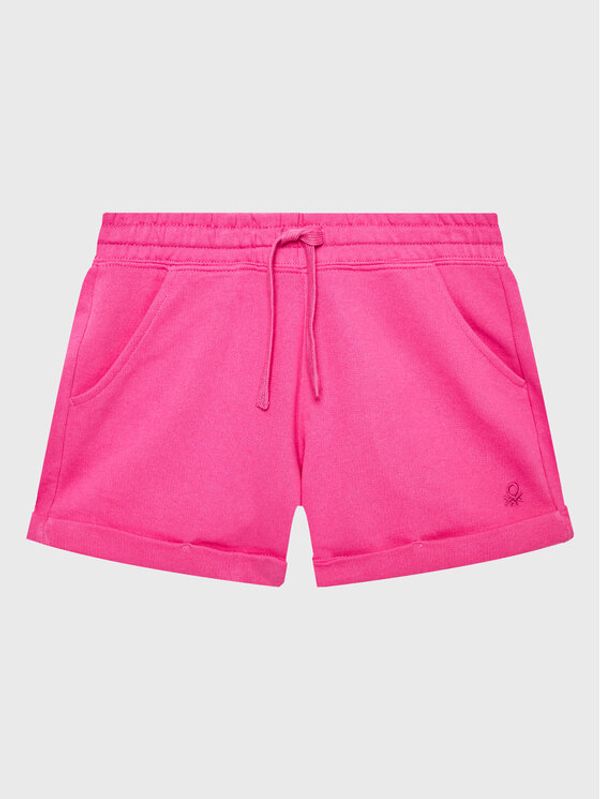 United Colors Of Benetton United Colors Of Benetton Спортни шорти 3J68C901C Розов Regular Fit