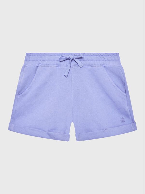 United Colors Of Benetton United Colors Of Benetton Спортни шорти 3J68C901C Виолетов Regular Fit