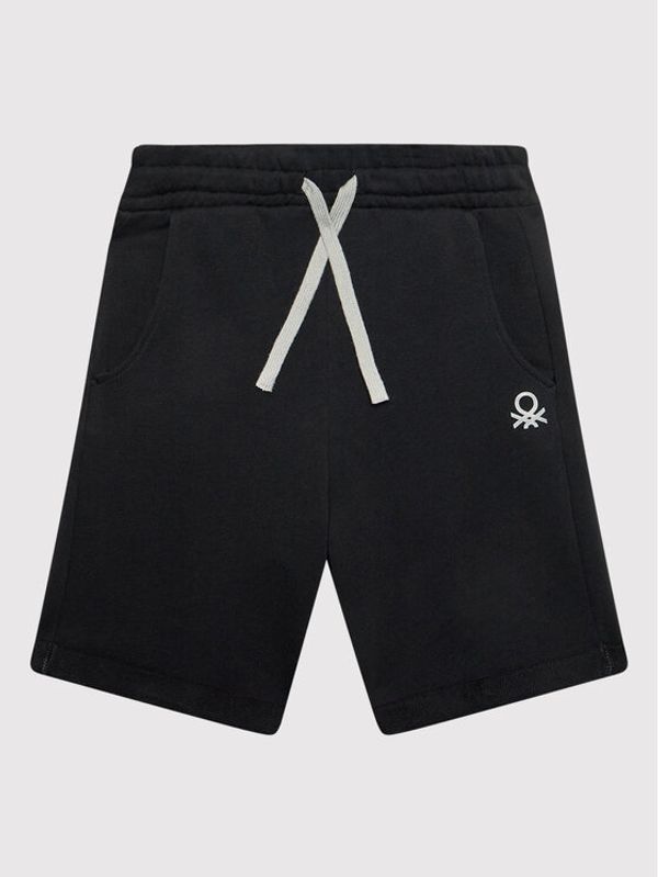 United Colors Of Benetton United Colors Of Benetton Спортни шорти 3J68I0638 Черен Regular Fit