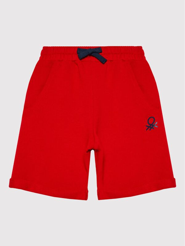 United Colors Of Benetton United Colors Of Benetton Спортни шорти 3J68I0638 D Червен Regular Fit