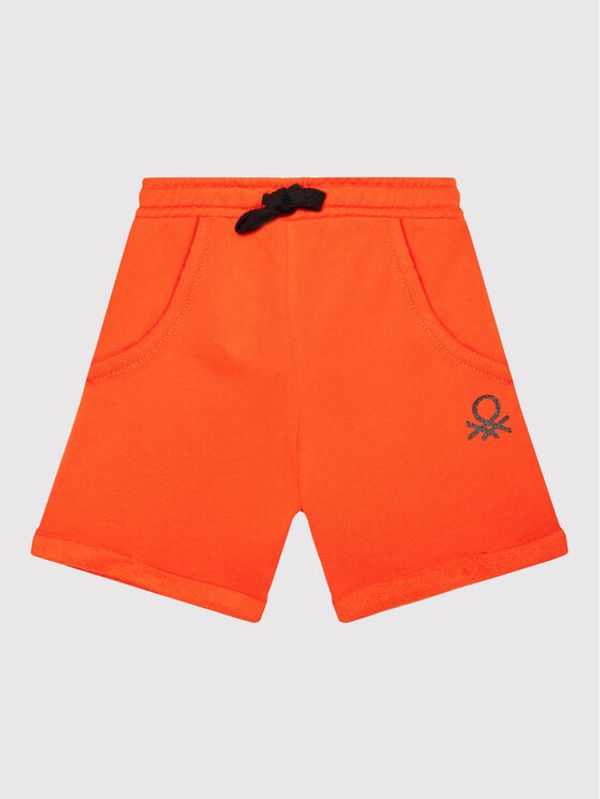 United Colors Of Benetton United Colors Of Benetton Спортни шорти 3J68I0638 M Оранжев Regular Fit