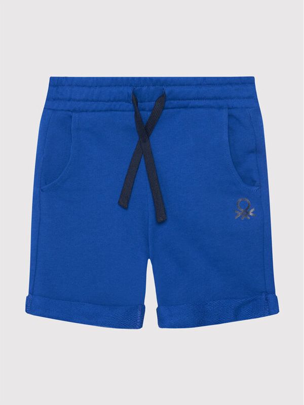 United Colors Of Benetton United Colors Of Benetton Спортни шорти 3J68I0638 Син Regular Fit