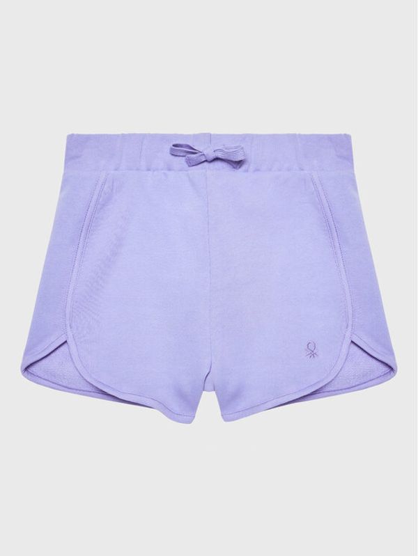 United Colors Of Benetton United Colors Of Benetton Спортни шорти 3J70G900O Виолетов Regular Fit